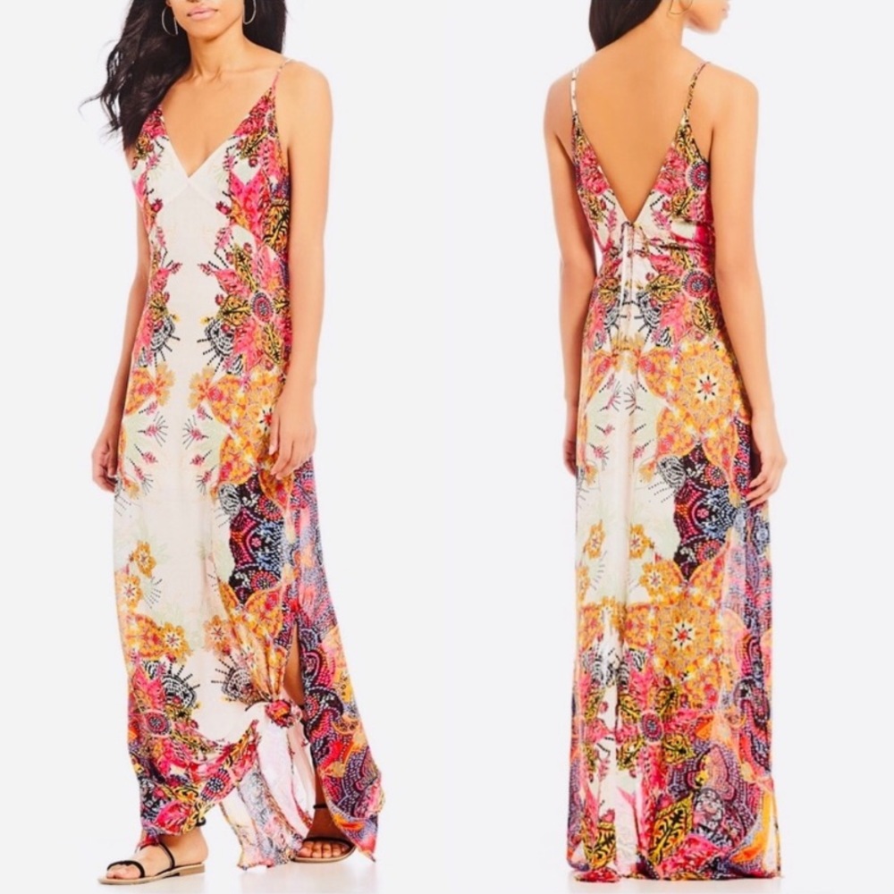 NWT Free People Wildflower Maxi Slip Dress - Picture 16 of 16